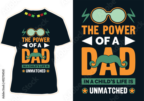 Happy Fathers Day T-shirt Design