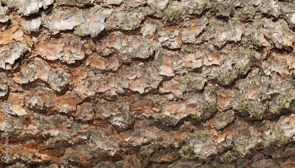 fir bark texture background close up