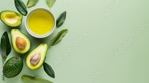 Artistic Avocado: Captivating Green Delight Isolated on White Background
