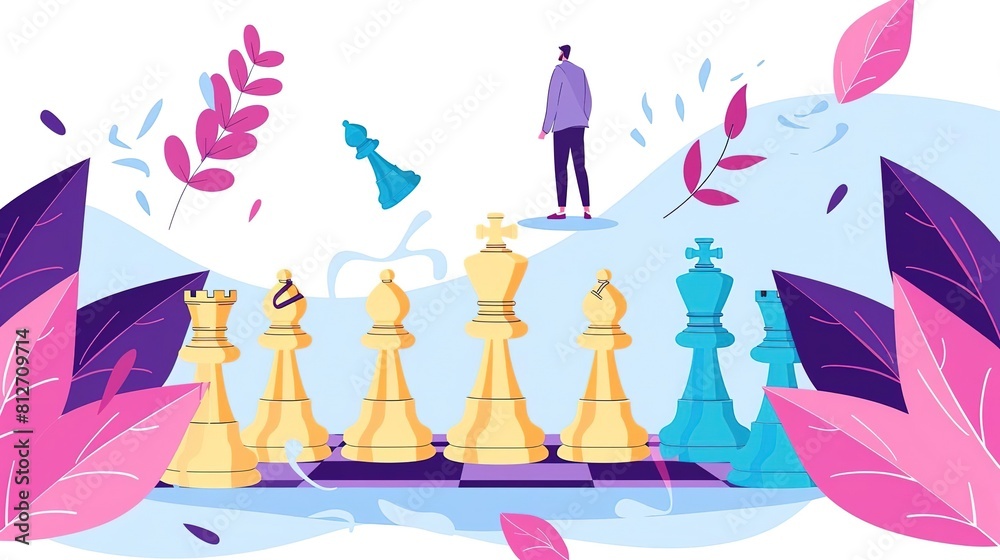 Make your next move. Plan your strategy and outthink your opponent in this classic game of chess. Will you be the one to make the final checkmate?