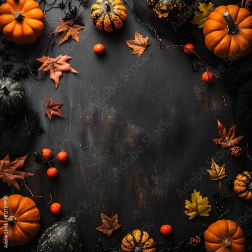 Send spooky greetings with our Halloween-themed card featuring a writable background. Personalize your message against a haunting backdrop for a memorable holiday gesture. photo