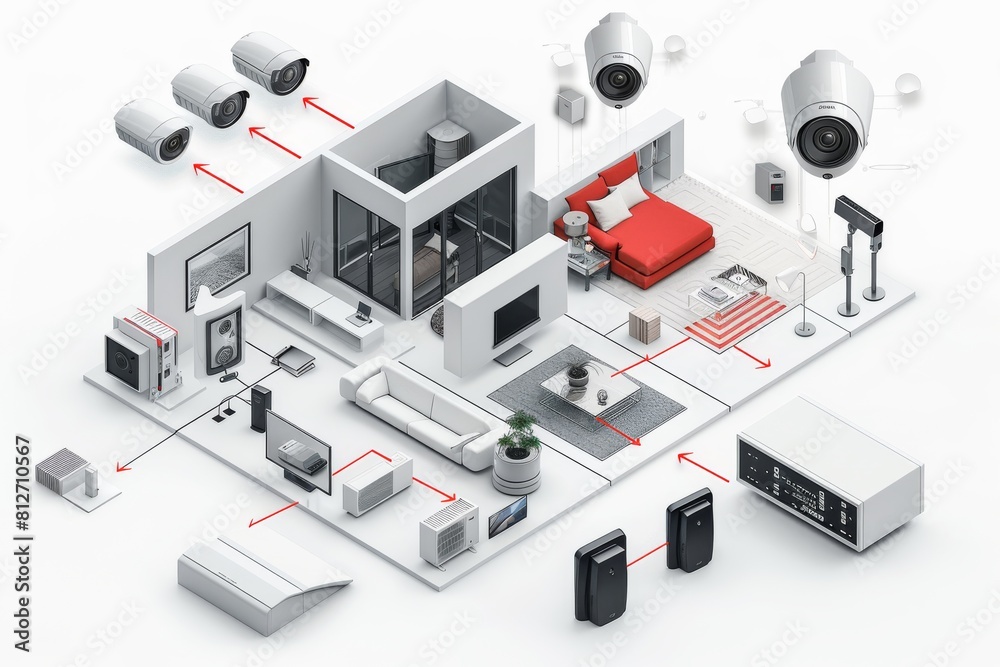 Video cameras integrate safety technology to secure high-link surveillance systems, ensuring access measures are defined through comprehensive security protocols. Video cameras integrate safety technology to secure high-link surveillance systems, ensuring access measures are defined through comprehensive security protocols.