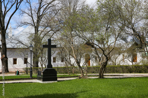  Novodevichy convent in spring. Moscow. Russia. April, 2024.