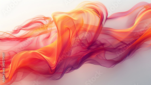 Moody Watercolor Wave Patterns: Abstract Background