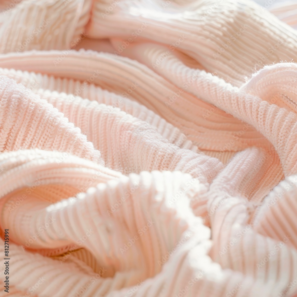 light pink knitted fabric, with a super loose design and wide lines that can be used for or home textile fabrics light pink knitted fabric, with a super loose design and wide lines that can be used for or home textile fabrics