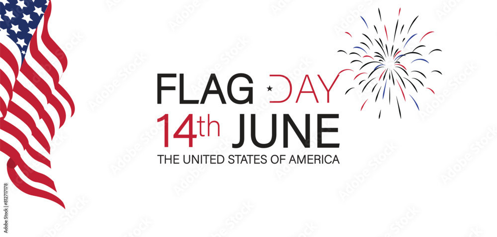 Obraz premium Artistic Inspiration for Flag Day June 14th Illustrations