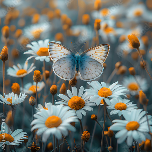 butterfly on a flower © saeed