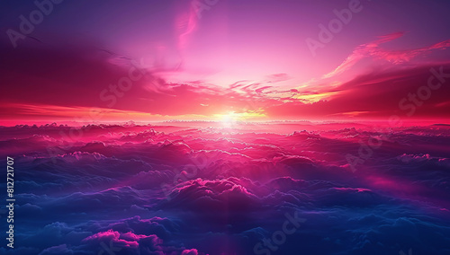 Stylish Red, Purple, and Pink Gradient Background: Smooth Vector Art © jesica