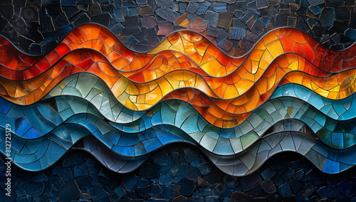 Abstract Color Waves: Swirling Patterns and Otherworldly Art Designs