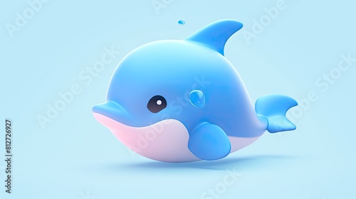 Cute Dolphin Illustration