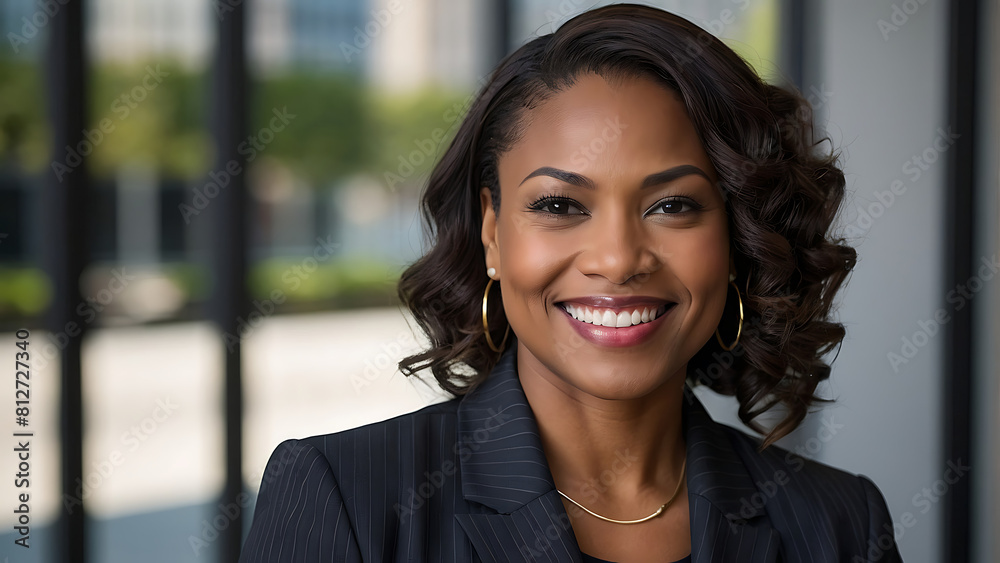 black woman businesswoman headshot portrait, business, career, success, entrepreneur, marketing, finance, technology, diversity in the workplace