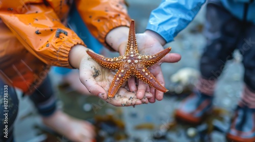 The beauty of nature in the palm of your hands. photo