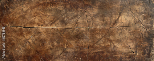 Ephemeral whispers of time. A painting depicting a weathered wooden surface with intricate cracks, showcasing the passage of time and the beauty found in imperfections