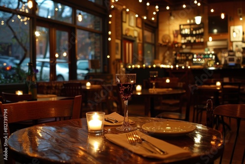 Atmosphere  Warm and Inviting Ambiance with Soft Lighting and Jazz Music