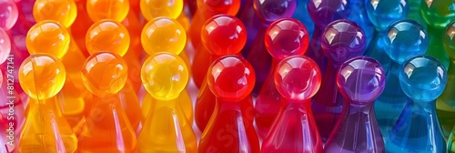 international day of living together in peace. Colorful plastic skittles photo