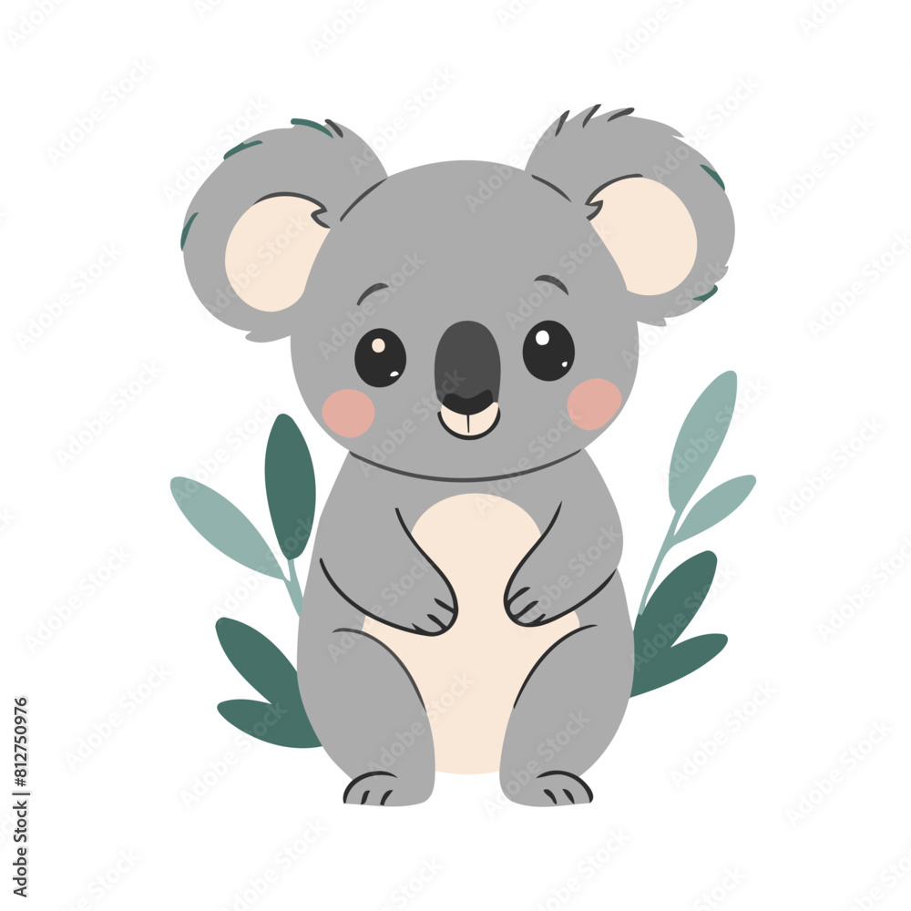 Cute Koala for kids books vector illustration Cute Koala for kids books vector illustration