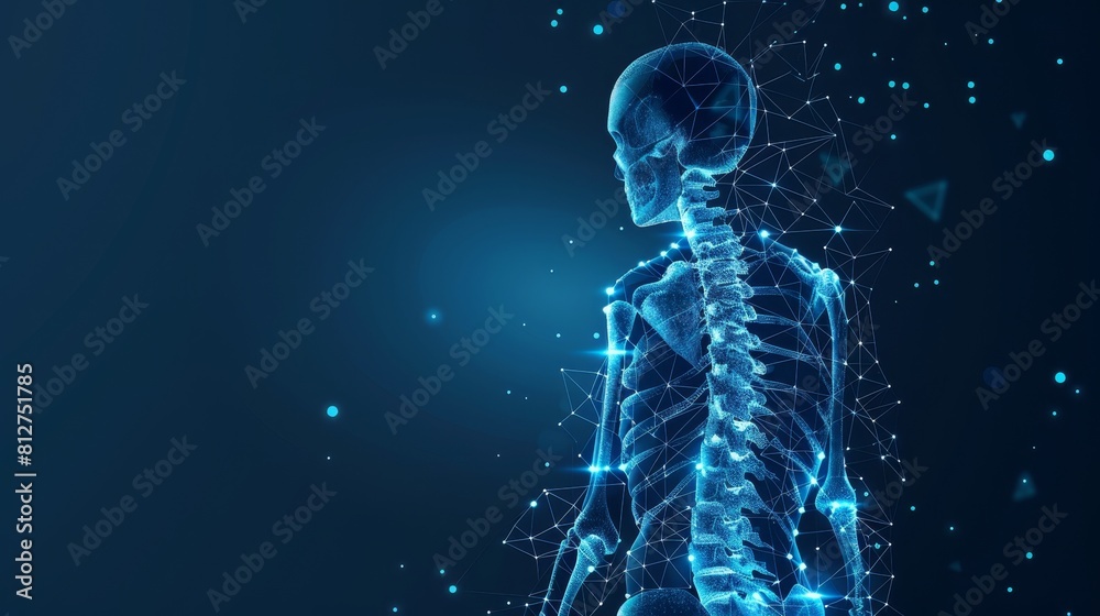 Anatomical, biological wireframe l Anatomical, biological wireframe l