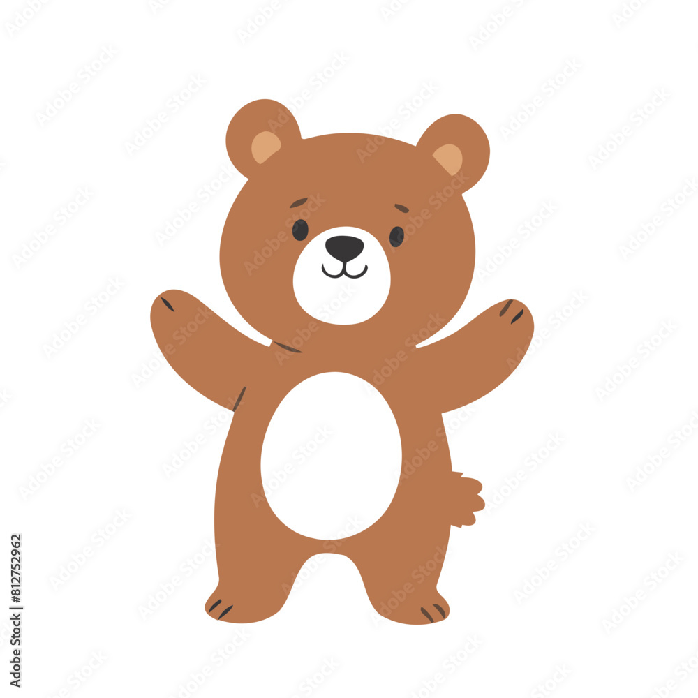 Cute Bear vector illustration for little ones' bedtime routines Cute Bear vector illustration for little ones' bedtime routines