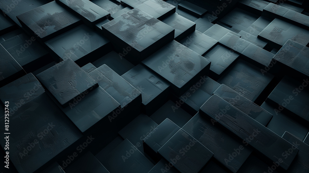 A close up of a black and grey stone wall with a lot of cracks and