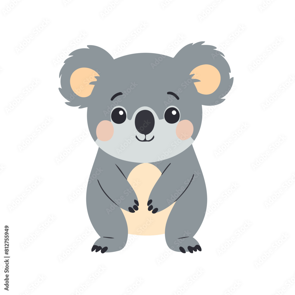 Cute Koala for preschoolers' storybook vector illustration Cute Koala for preschoolers' storybook vector illustration