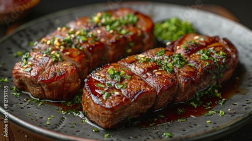 Photo of a picanha in plate