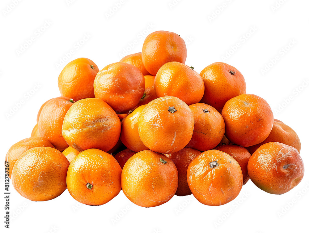 A Pile of Tangerines with a Transparent Background PNG A Pile of Tangerines with a Transparent Background PNG