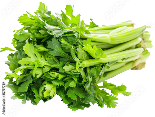 A Pile of Celery with a Transparent Background PNG