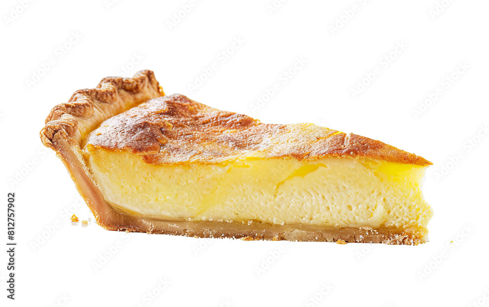 slice of Buttermilk Pie element cut out transparent isolated on white background PNG file artwork graphic design slice of Buttermilk Pie element cut out transparent isolated on white background PNG file artwork graphic design