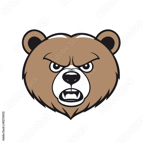 Cute Bear vector illustration for preschoolers' learning moments