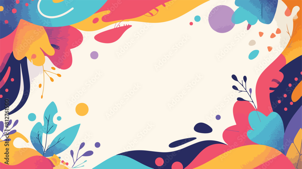Abstract colorful background infographic with copy