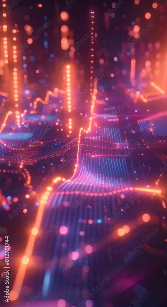 This captivating image depicts a mesmerizing visualization of the audio spectrum with glowing energy fields and abstract 3D renderings of harmonic wave patterns Influenced by modern data This captivating image depicts a mesmerizing visualization of the audio spectrum with glowing energy fields and abstract 3D renderings of harmonic wave patterns Influenced by modern data