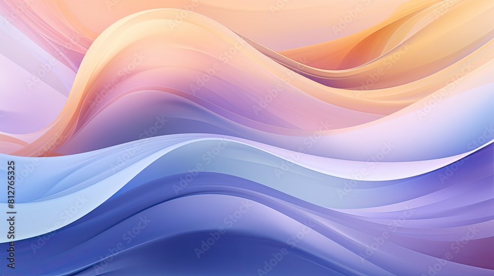 Abstract Background with Serene Smooth Lines Abstract Background with Serene Smooth Lines