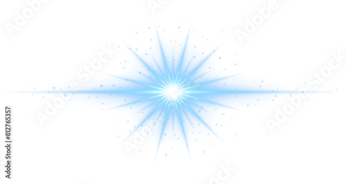 Blue Light Flare