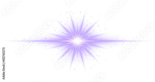 Purple Light Flare