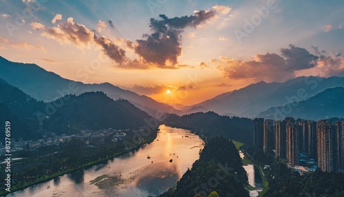 chengdu taikouli sunset