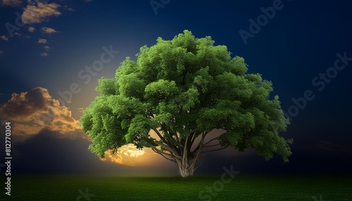 tree isolated 3d illustration