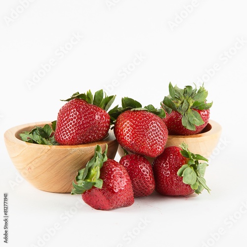 Strawberry isolated on white background 