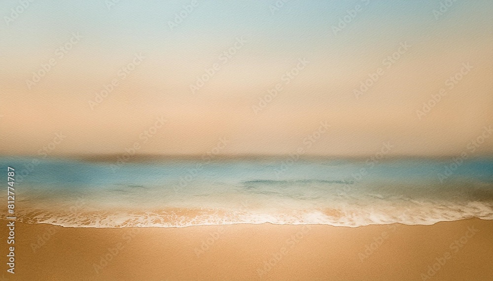 light blue and brown watercolor background gradient background paper illustration desktop site sea and sand