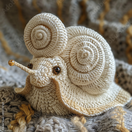snail doll decoration photo