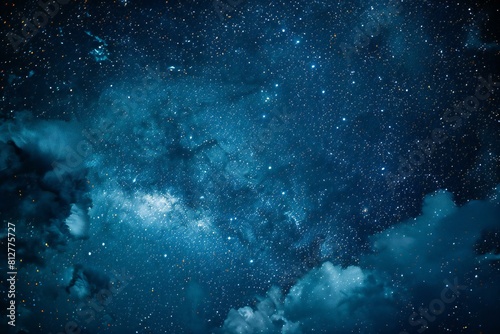 The milkyway is blue, high quality, high resolution photo