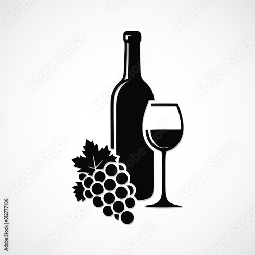 Wine Bottle and Glass with Grapes - Vector File

Stylish vector illustration of a wine bottle with a glass and bunch of grapes, ideal for culinary and hospitality themes.