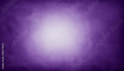 purple background paper design with vintage texture and soft white center light and darker vignette border