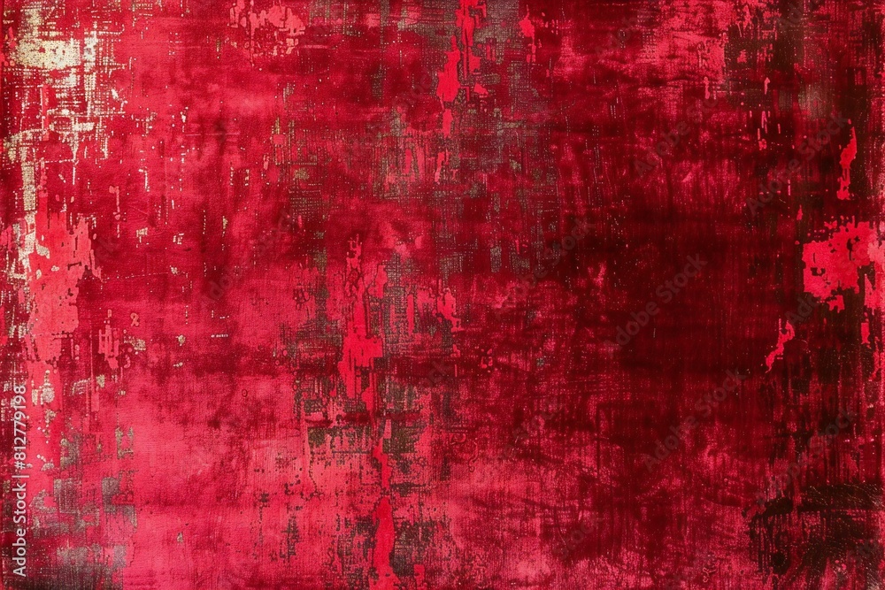 Digital artwork of red fabric background image red velvet texture, high quality, high resolution