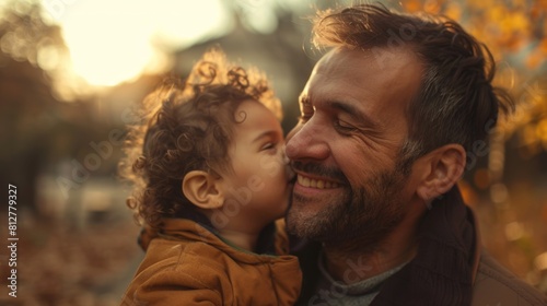 A Tender Father-Daughter Embrace