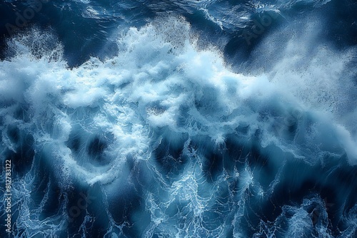 Illustration of ocean ocean blue sea water aerial water waves scene