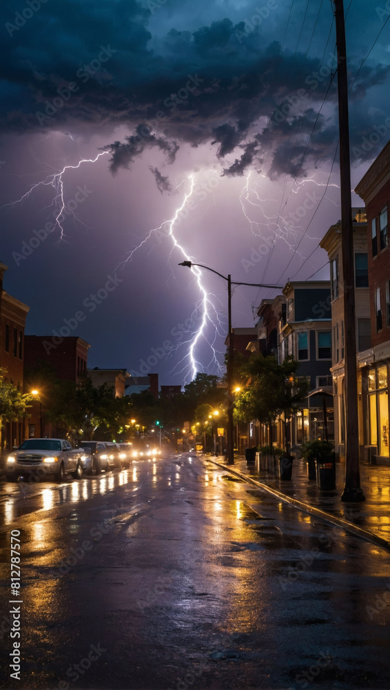 Nature's Fury Unleashed, Hurricane, Lightning, Twister Strike City Streets.