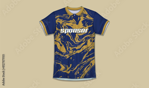 Soccer jersey design and  sublimation