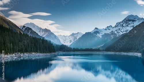 lake blue abstract background wallpapers banner hd design