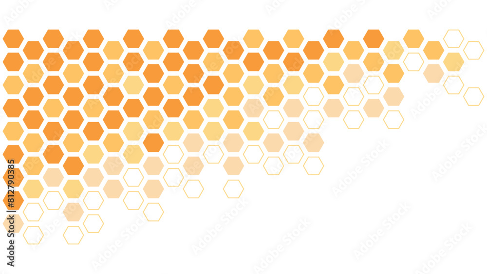 Honeycomb abstract artwork, beehive pattern for decoration, hive symbol for fabric design