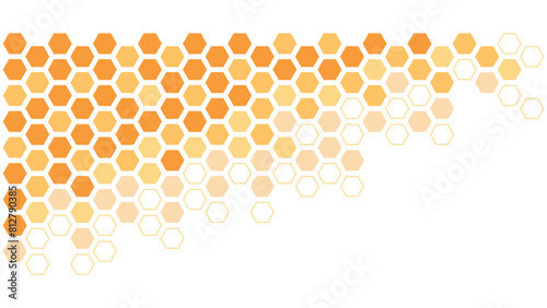 Honeycomb abstract artwork, beehive pattern for decoration, hive symbol for fabric design